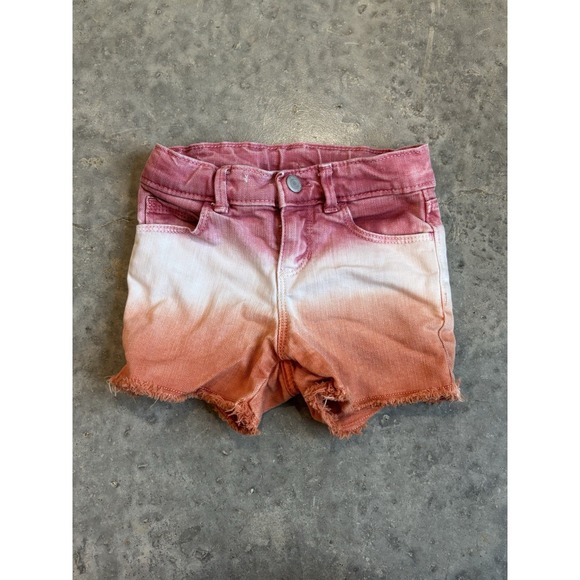 Old Navy Other - Girl's Old Navy 4T Jean Shorts - Pink, White, and Orange -‎ Excellent Condition